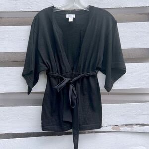 Beautiful Loft Tie Front, Embellished Cardigan